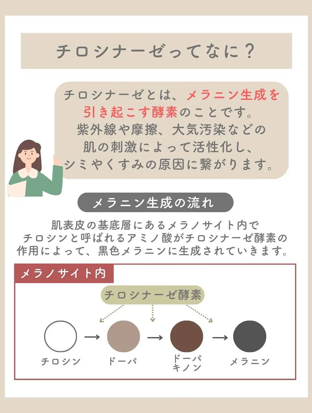 \シミ・くすみの原因！/