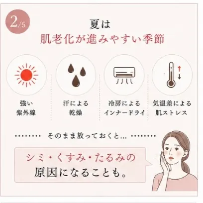 \夏の美肌キープ術をご紹介!/